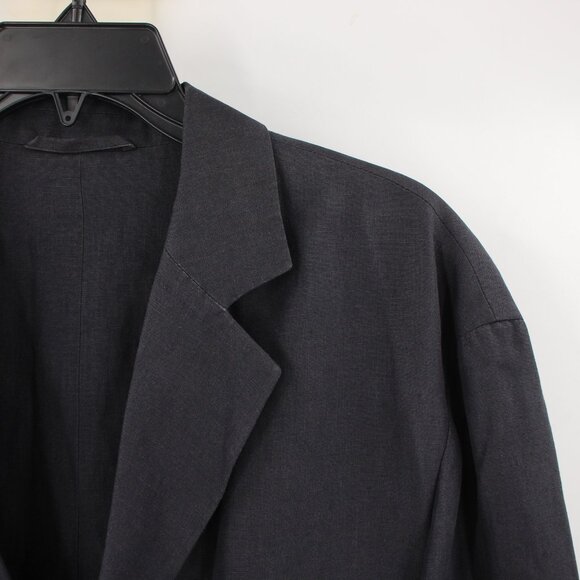 Hugo Boss Sport Coat mens 40 Solbiati Linen 3 Button patch pockets unstructured - Picture 2 of 13